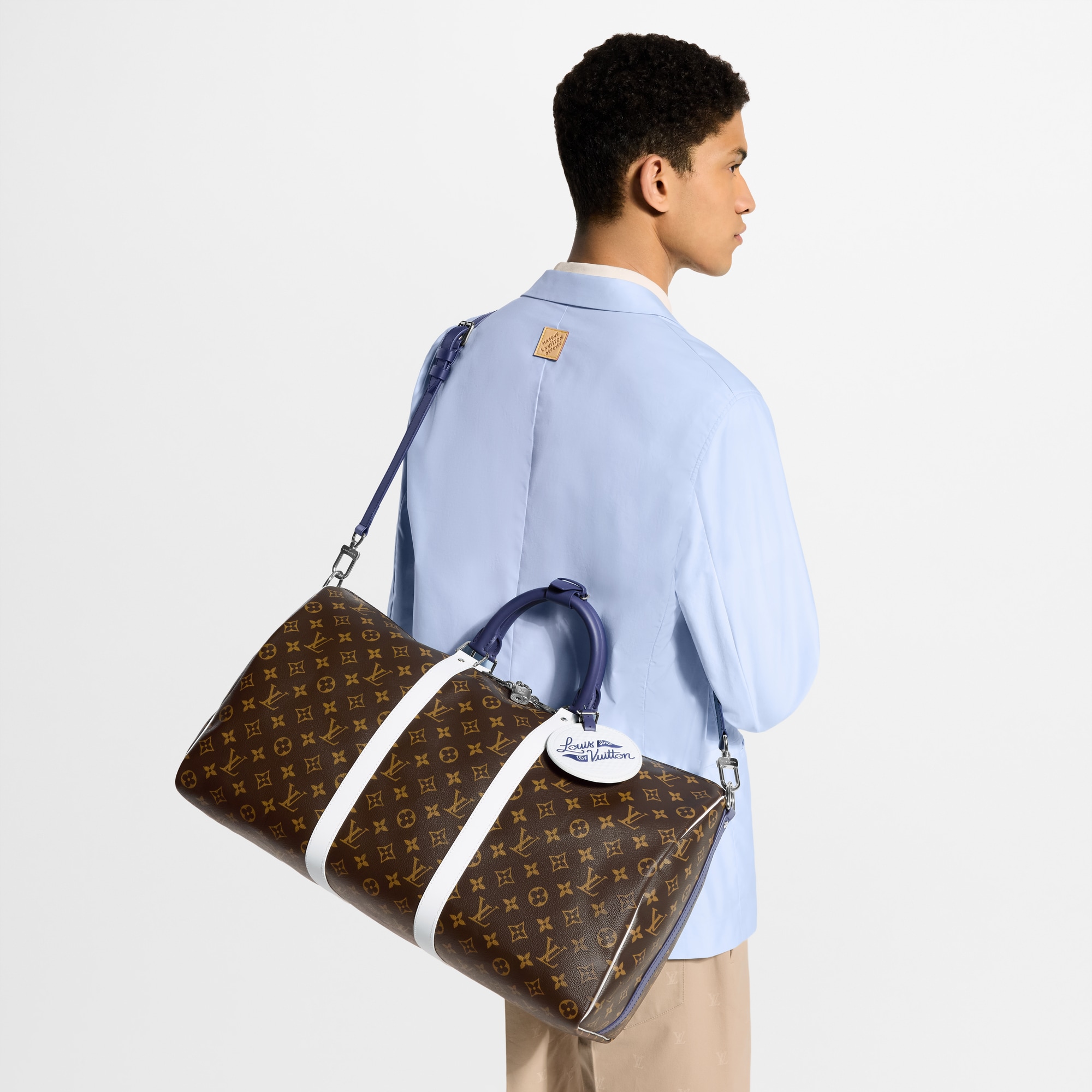 Keepall Bandoulière 50 Monogram Macassar Canvas - Men Bags | LOUIS